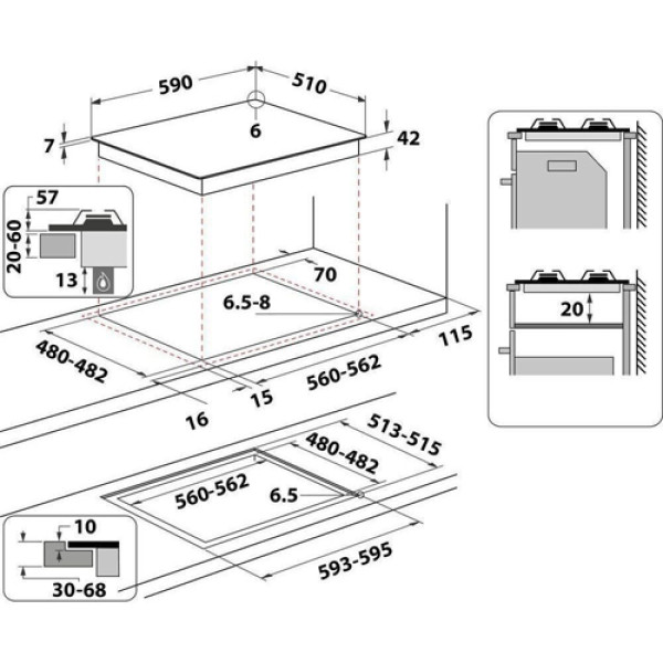 Варильна поверхня WHIRLPOOL AKTL 629 S