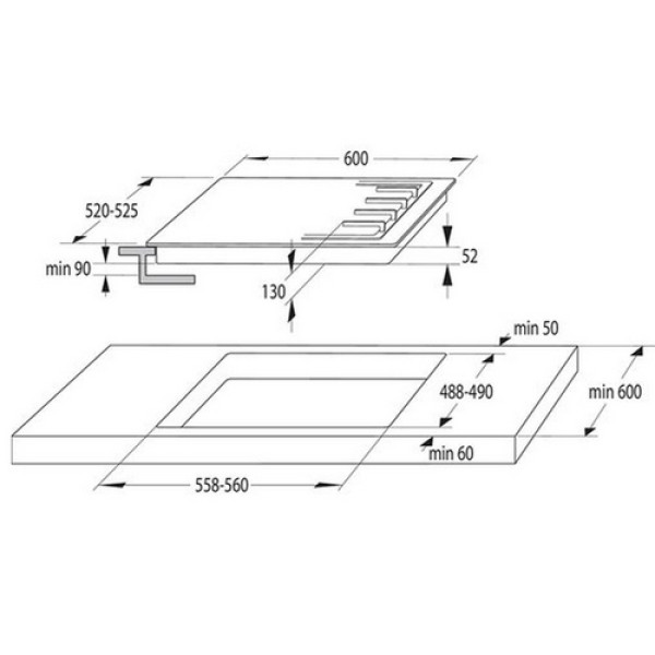 Варильна поверхня GORENJE GCE 691 BSC