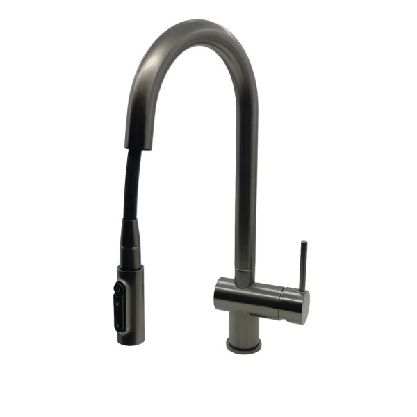 Кухонний змішувач FABIANO FKM 3127 Black Steel