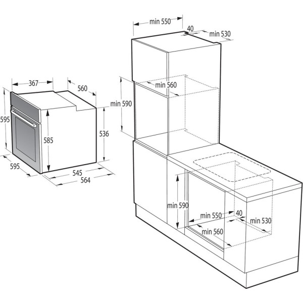 Духова шафа GORENJE BOS67372CLI UA
