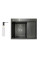 Кухонна мийка LIDZ H6350BR крило праворуч Brushed Black PVD 3,0/1,0 мм