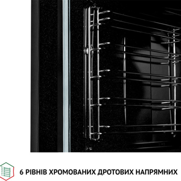 Духова шафа PERFELLI DIAMOND 6M8L NERO