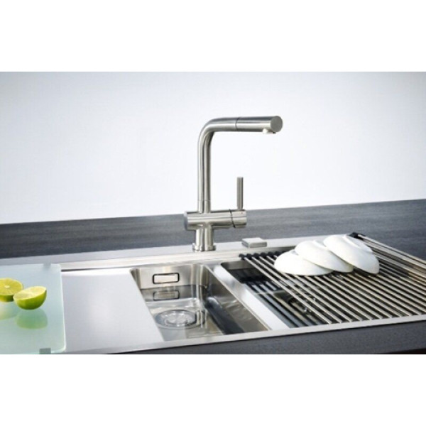 Кухонний змішувач FABIANO FKM 46P SS Inox