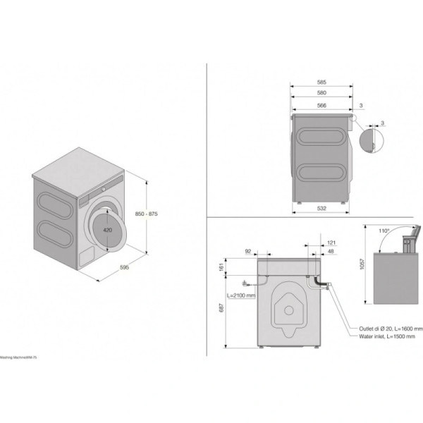 Пральна машина ASKO W2084B.W
