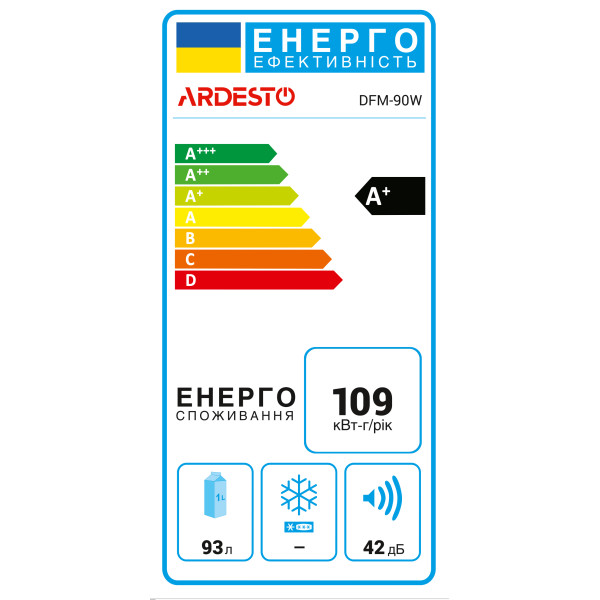 Холодильник  ARDESTO DFM-90W