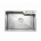 Кухонна мийка PLATINUM 65*43 Handmade (товщина 3,0/1,5 + корзина та дозатор)