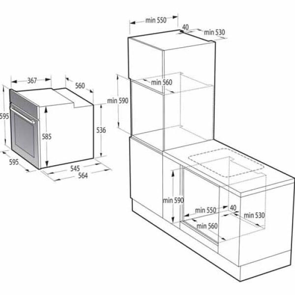 Духова шафа GORENJE BOS67371SYB