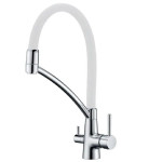 Кухонний змішувач FABIANO FKM 3110 Chrome White