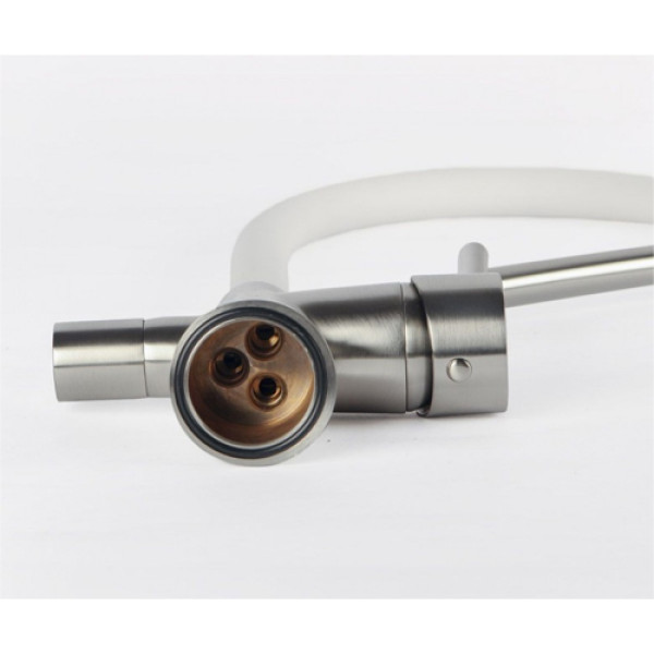 Кухонний змішувач FABIANO FKM 3110 Chrome White