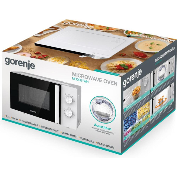 Мікрохвильова піч gorenje MO20E1WH