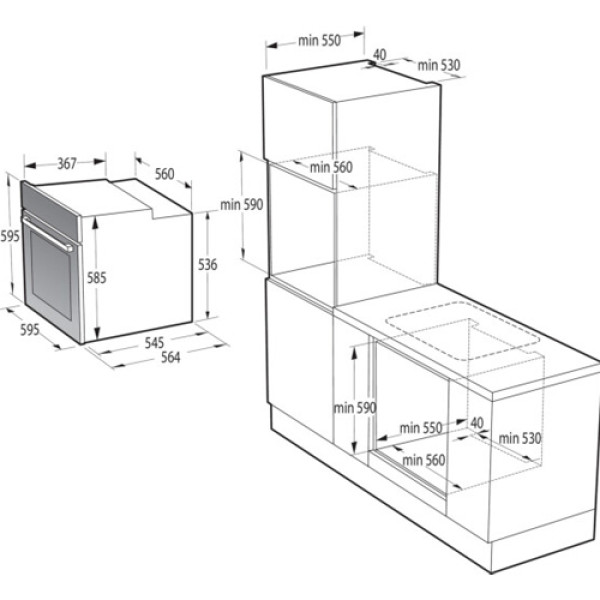 Духова шафа GORENJE BOS6737E13FBG