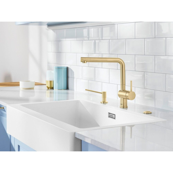 Кухонний змішувач BLANCO LINUS SATIN GOLD 526683