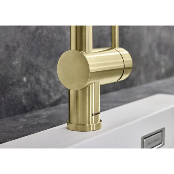 Кухонний змішувач BLANCO LINUS SATIN GOLD 526683