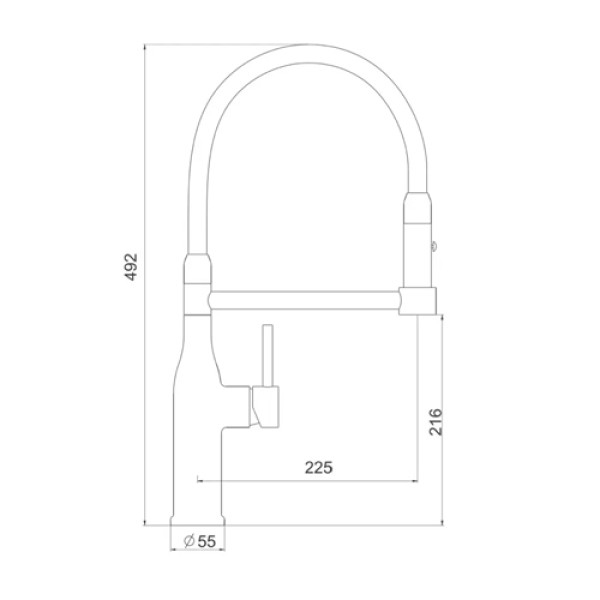 Кухонний змішувач GAPPO G4398-55
