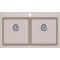 Кухонна мийка AQUASANITA MAGNA SQM 200AW-110 Beige