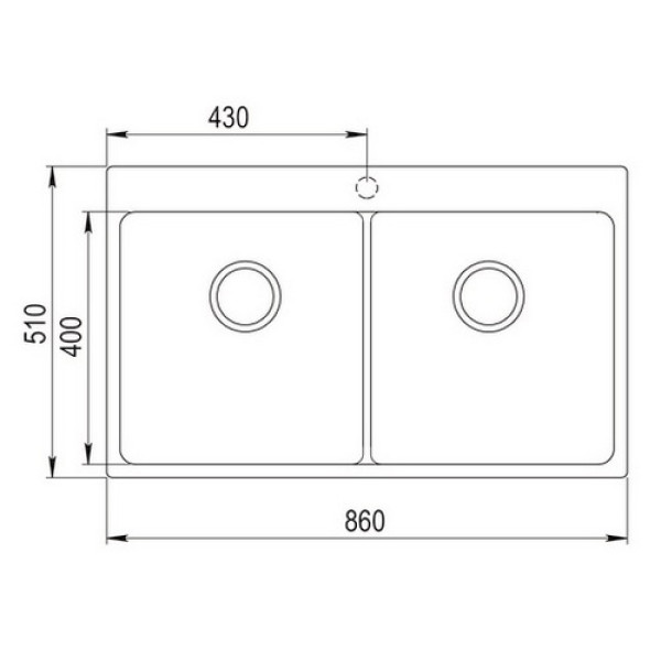 Кухонна мийка AQUASANITA MAGNA SQM 200AW-110 Beige