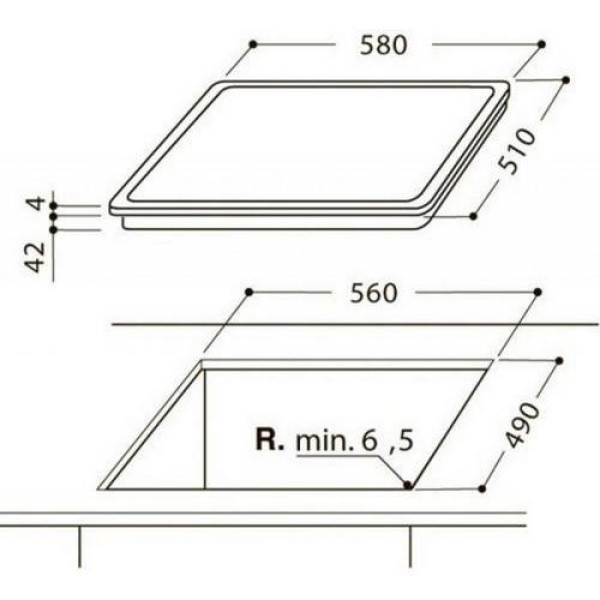 Варильна поверхня HOTPOINT ARISTON HR 632 B