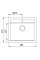 Кухонна мийка AQUASANITA QUADRO SQQ 100W-110 Beige
