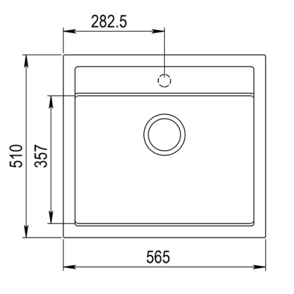 Кухонна мийка AQUASANITA QUADRO SQQ 100W-110 Beige