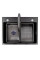Кухонна мийка VALESO CM 64*50B PVD чорна (Work station)