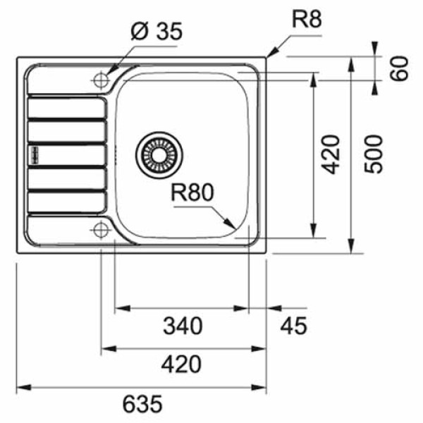 Кухонна мийка FRANKE SPARK SKL 611-63