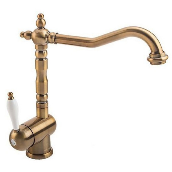 Кухонний змішувач FABIANO FKM 37 Brass Аntique