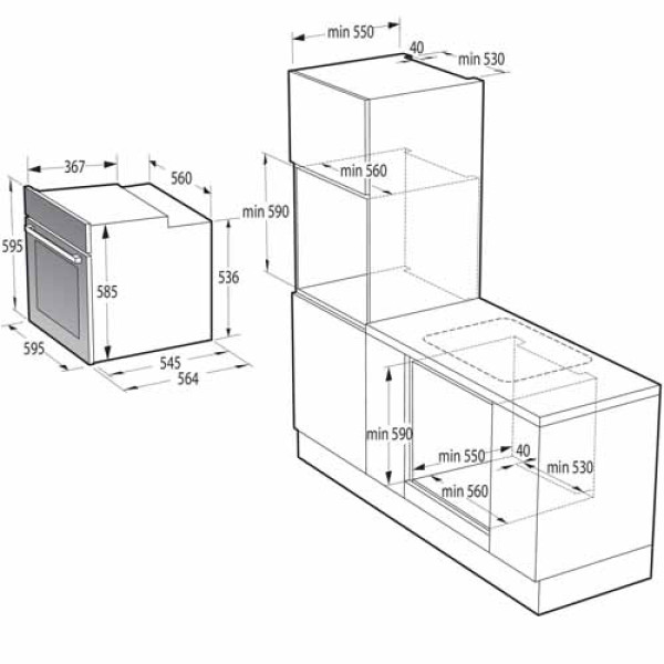 Духова шафа GORENJE BPSA6747A08X