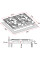 Варильна поверхня PERFELLI HGM 61494 WH