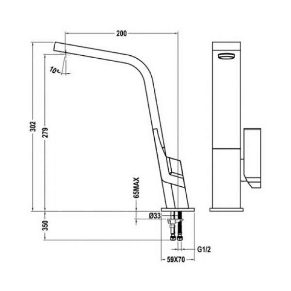 Кухонний змішувач TEKA ICON H (IC 915) black