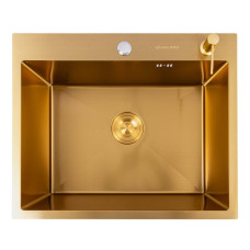 Кухонна мийка VALESO 60*50 PVD GOLD Handmade DECOR (3.0/.08)