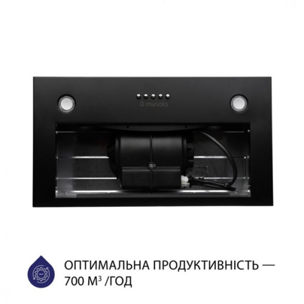Витяжка MINOLA HBI 5227 BL 700 LED