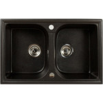 Кухонна мийка BRENOR WENECJA 20 black metalik (08m)