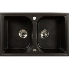 Кухонна мийка BRENOR WENECJA 20 black metalik (08m)