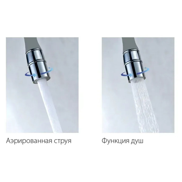 Кухонний змішувач FABIANO FKM 3143 Inox Black