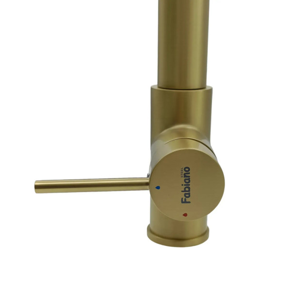 Кухонний змішувач FABIANO FKM 3128 Light Gold