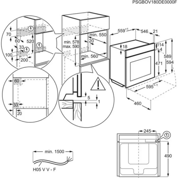 Духова шафа AEG NBE7P731AT