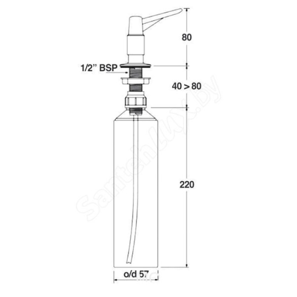 Дозатор для миючого засобу TEKA CP20