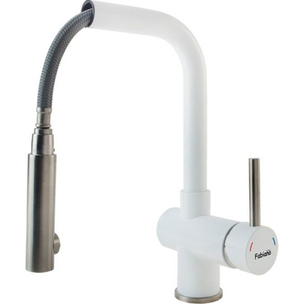 Кухонний змішувач FABIANO FKM 46P SS Alpine White
