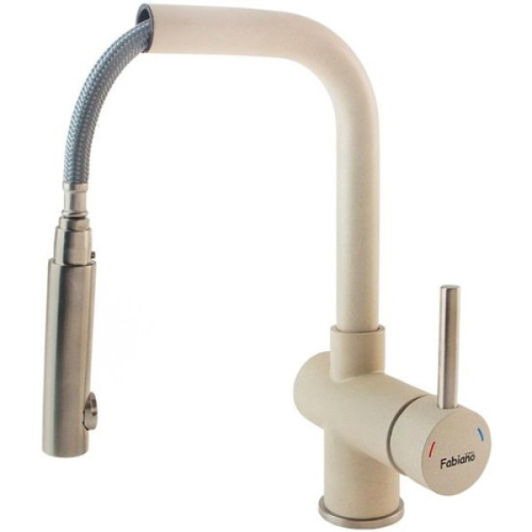 Кухонний змішувач FABIANO FKM 46P SS Cream
