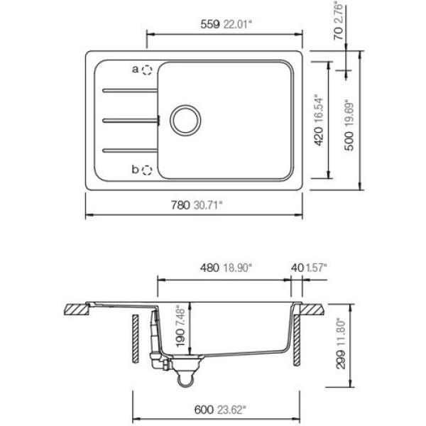 Кухонна мийка SCHOCK Formhaus D-100LS Alpina
