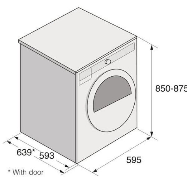 Сушильна машина ASKO T 208 H.W CLASSIC Heat Pump