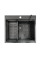 Кухонна мийка FABIANO Top Center 57 Celldecor Nano Graphite