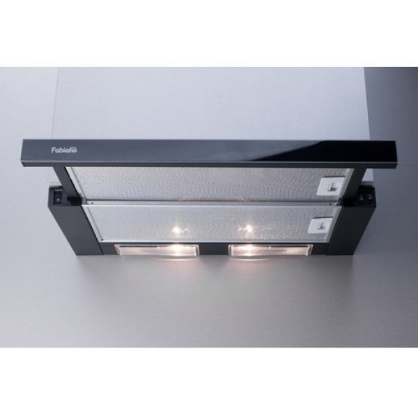 Витяжка FABIANO Slim 60 Lux Black Glass