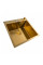 Кухонна мийка VALESO 50*50 PVD Gold Handmade (сифон круглий, 3,0/0,8)