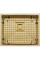 Кухонна мийка FABIANO Quadro 53 Celldecor Nano Gold
