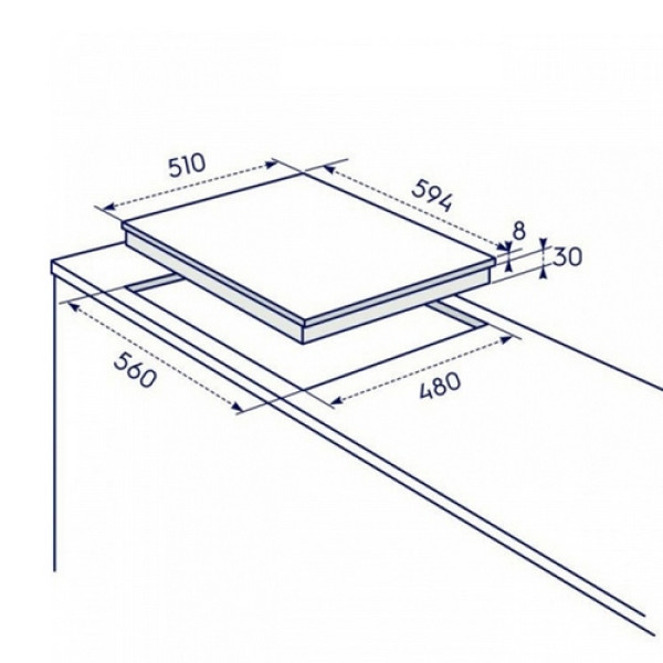 Варильна поверхня ELECTROLUX EGH 6349 BOX