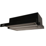 Витяжка VENTOLUX GARDA 60 BK (700) LED 2S