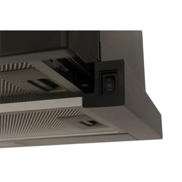 Витяжка VENTOLUX GARDA 60 BK (700) LED 2S