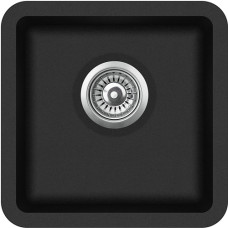 Кухонна мийка AQUASANITA ARCA SQA 100W-601 Black metallic