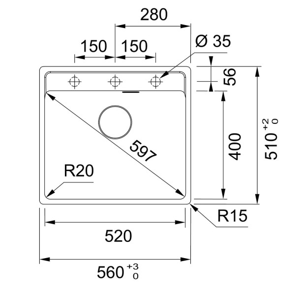 Кухонна мийка FRANKE MRG 610-52 Онікс